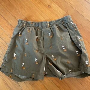 J. Crew Snoopy boxer shorts size Medium
